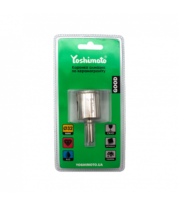 Коронка алмазна для керамограніту Yoshimoto
