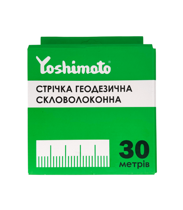 Рулетка Yoshimoto 30м, геодезична скловолоконна