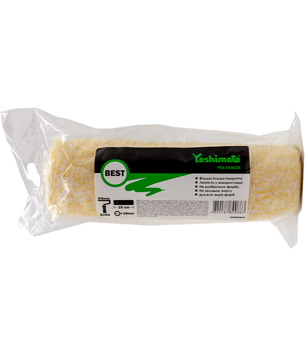 Валик фасадний Yoshimoto Polyamide, тип EURO, ворс 18мм
