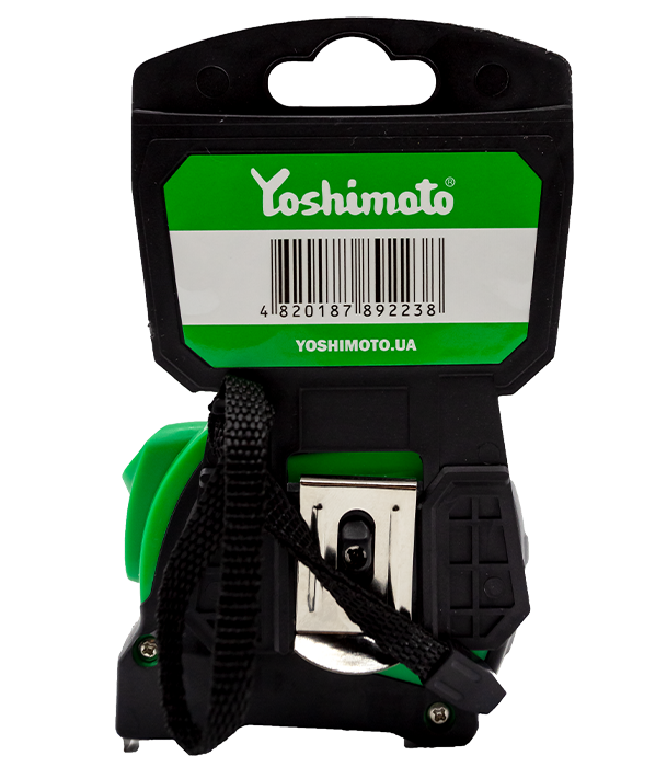 Рулетка Yoshimoto з гумовими вставками, автофіксатор
